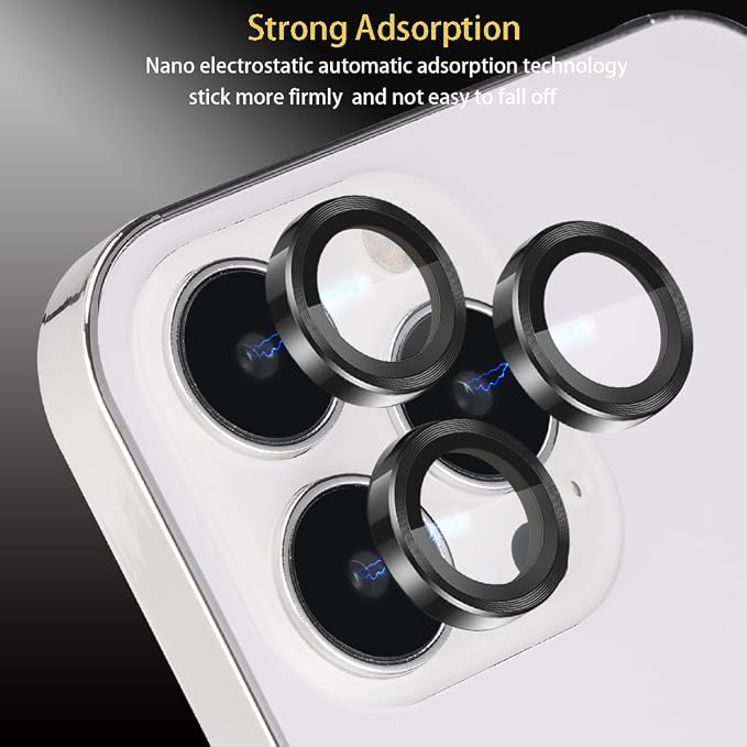 Camera Lens Protector for iPhone 16 Pro/16 Pro Max, Black | Tempered Glass, Auto-align Tray, Easy Installation, Case Friendly, Anti-Scratch, HD Clear, Ultra Slim - Image 4