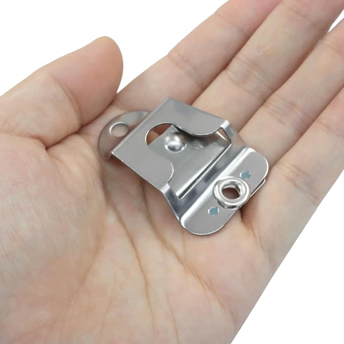 Metal Microphone Holder, 1Pcs | Durable, CB Mic Hanger Clip, Hook with Screws, For Kenwood Mobile Radio - Image 4