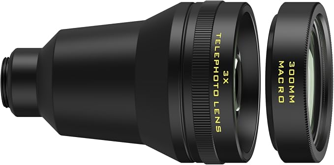 Freewell 3X Telephoto Macro Lens for 17mm Mount Case & Cage | Designed for Main 4X / Telephoto Cameras by Freewell