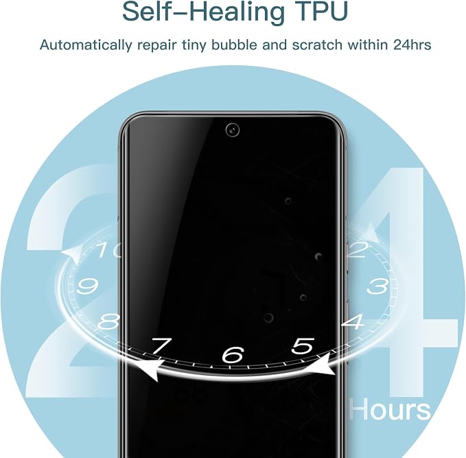 JETech TPU Screen Protector for Google Pixel 8, 2+2 Pack | with Camera Lens Protector, Flexible TPU Film, Fingerprint ID Compatible, HD Clear, Easy Installation - Image 4