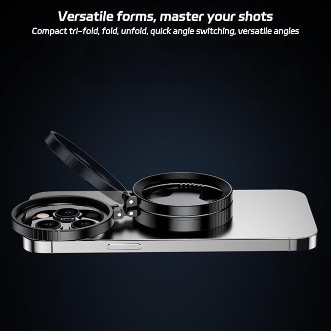 Magnetic CPL Phone Camera Filter Kit, Quick Mount Polarizing Filter, Anti Glare & Color Enhancing Lens Filter for iPhone Mobile Photography, Portable Outdoor Shooting Filter - Image 4