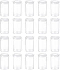 LIUSM Clear Plastic Film Canisters with Lids, 20 PCS, 35mm Caliber | Storing of Small Personal and Household Items,Pills, Film, Keys, Coins, Art Beads and More Storage Containers by LIUSM