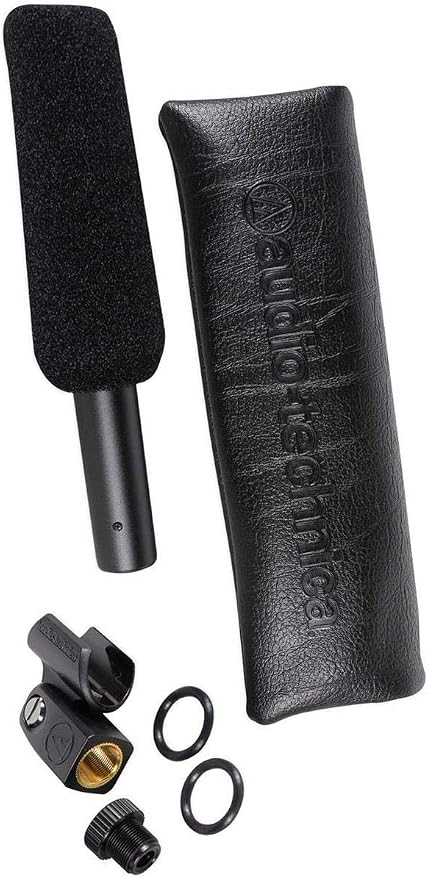 Audio-Technica AT875R Short Shotgun Condenser Microphone w/Line+Mic Stand - Image 4