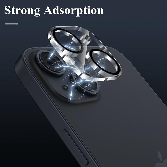 YWXTW [5 Pack Designed for iPhone 14 Camera Lens Protector, for iPhone 14 Plus Camera Lens Protector, Night Shooting Mode, Anti Scratch HD Clear 9H Hardness Tempered Glass - Image 4