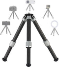 LEOFOTO Carbon Fiber Small Tabletop Travel Tripod, Weight 160g/0.35lb, Maxload 5kg/11lb, Lightweight Tripod Stand, 1/4" Inch Screw, for Camera/Phone Holder/Projector, MT-02C Long Version (MT-02CL) by TAKINGITFURTHER-LEOFOTO