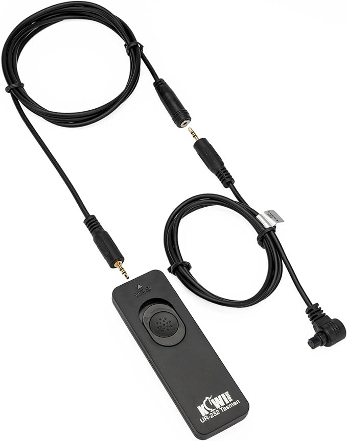 Kiwifotos RS-80N3 Remote Control Shutter Release for Canon R1 R5 R3 5D 6D | for Canon EOS 5D Mark IV III II 6D Mark II 7D 7D Mark II 5DsR 1DX III 1Ds III & More Camera with 3-Pin Connection, Anti-Shake by KIWIFOTOS