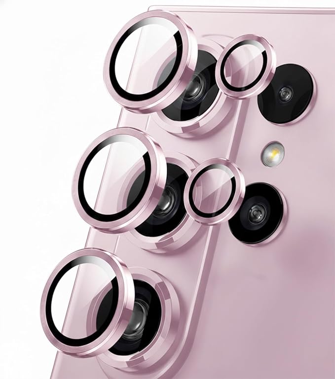 2 Pack for Samsung Galaxy S26 Ultra Camera Lens Protector,9H Tempered Glass Lens Screen Protector,Ultra HD Anti Scratch Camera Cover for Galaxy S 26 Ultra 2026,Pink by Unknown