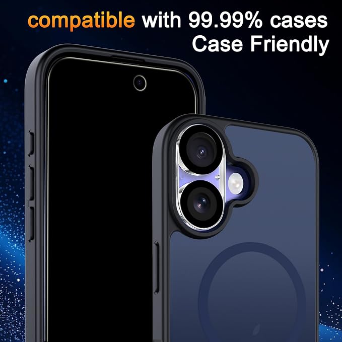 TZGZT Privacy Screen Protector for iPhone 16, Tempered Glass, Case Friendly | 3 Pack, 9H+ Military Grade Shatterproof, Anti-Scratch, HD, Easy Installation, Bubble Free, Includes Camera Lens Protectors - Image 7