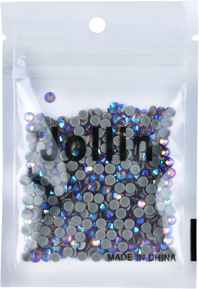 Jollin Hotfix Rhinestones Flatback Crystal 4mm SS16, Light Purple AB | 576pcs Hot Fix Crystals Glass Rhinestones for Bedazzling, Crafting, Clothes, Shoes & Accessories DIY Decoration - Image 7