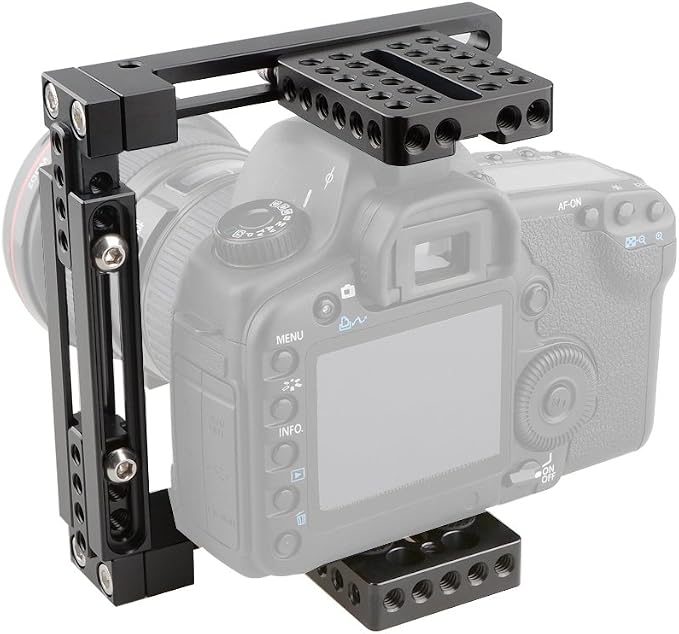 CAMVATE Adjustable Camera Cage Fit for Right Handle and Left Handle Camera by CAMVATE