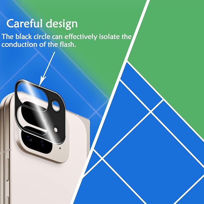 BIGFACE for Pixel 10 Pro Fold Tempered Glass Screen Protector + Camera Lens Protector [2 + 2 Pack][Fingerprint Unlock][Anti-Scratch][Case Friendly] HD Protective Film for Google Pixel 10 Pro Fold 5G - Image 4