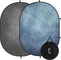 Kate Collapsible Backdrop Blue Gray Textured Folding Photo Backdrops 548 | Blue Gray Texture Collapsible Backdrop, 5x6.5ft(1.5x2m), for Self Tape, Photography, Video, Photoshoot by KateBackdropforPhotography