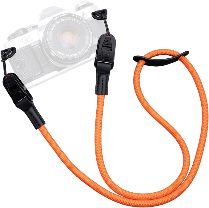 VKO Camera Strap Rope Quick Release Neck Shoulder Straps for Photographers | Film SLR DSLR Cameras Vintage Cute QD Nylon Adjustable by VKO