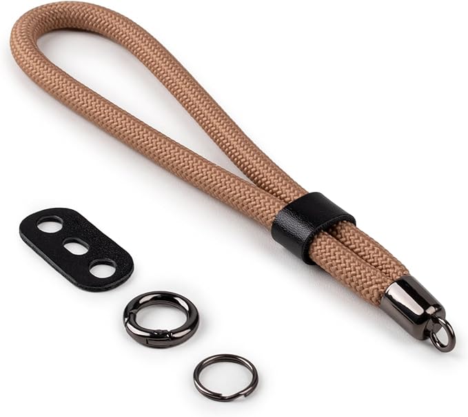 VOVMOEYA Camera Wrist Strap Rope,Camera Hand Strap Compatible with Fujifilm Nikon Canon Sony DSLR Camera - Khaki by VOVMOEYA