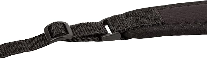 OP/TECH USA Super Classic Camera Strap – Padded Neoprene Neck Strap with Comfort-Stretch & Quick Disconnects | DSLR/SLR/Mirrorless Compatible – Black | Neoprene strap with Uni-Loop connectors and 43-inch length for cameras, binoculars and heavy equipment - Image 3