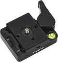 323 RC2 Quick Release Plate Adapter, Rapid Connect Adapter with Quick Release Plate Compatible for Manfrotto Monopod, Manfrotto Tripod Ball Head and Tripod by Ytvariw