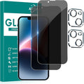 2+2 Pack Privacy Screen Protector for iPhone 14, 6.1 Inch | Camera Lens Protector, Tempered Full Screen Glass, Anti-Spy, Bubble Free, Case Friendly by AVOAR