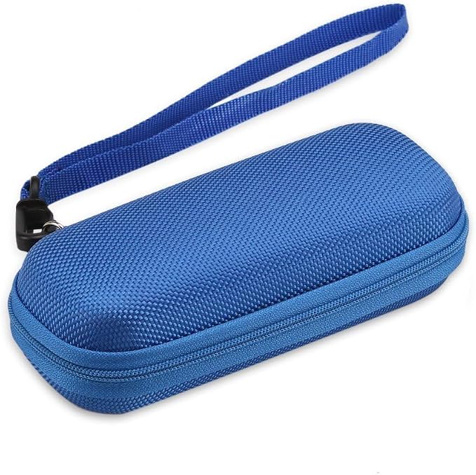 AGPTEK Carrying Case, EVA Zipper Carrying Hard Case Cover for MP3 Players | Storage Holder for Digital Voice Recorders, 3D Printing Pen, USB Cable, Earphones, Memory Cards, U Disk (Blue) by AGPTEK
