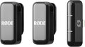 RØDE Wireless Micro for Lightning iPhone (iPhone 14 & Earlier ONLY), Black | Compact Wireless Microphone for Lightning (X Through 14), Two Mics with Charging Case for Smartphone Content Creation, Black by R%C3%98DE