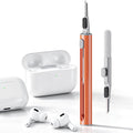 Hyashee Cleaner Kit for Airpods Pro 1 2 3 Multi-Function Cleaning Pen with Soft Brush Flocking Sponge for Bluetooth Earphones Case Cleaning Tools (Orange) by HyasheeDesignforElectronics