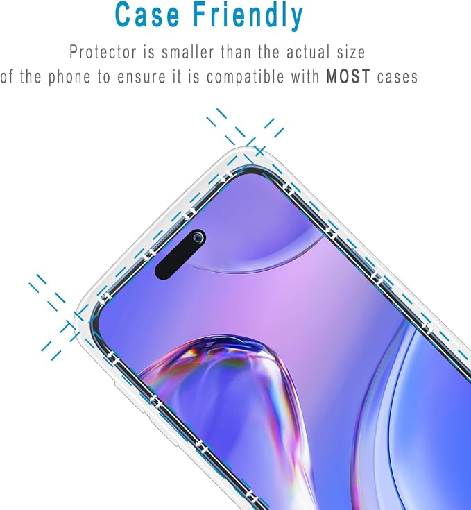 2+2 Pack Privacy Screen Protector for iPhone 17 Pro Max | Anti Spy Tempered Glass, with Camera Lens Protector, Anti Scratch, Bubble Free - Image 5