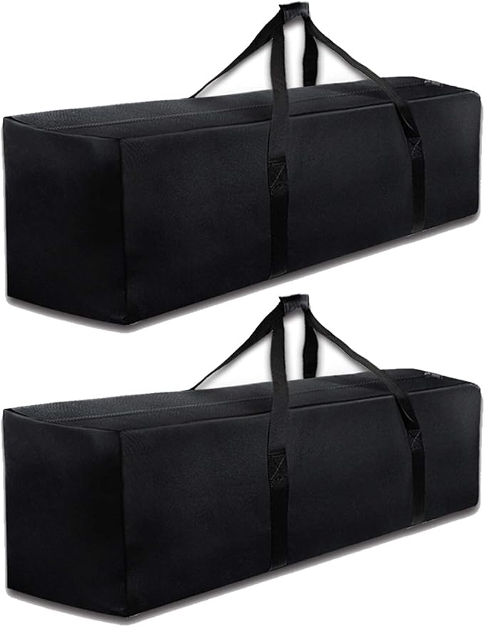 COOLBEBE 2 Pack Sports Duffle Bag - Extra Large Travel Duffel Luggage Bag | Heavy Duty Dual Zipper, 600D Polyester, Oversized Capacity, Sturdy & Water Resistant for Sports Equipment, Camping & Moving by COOLBEBE