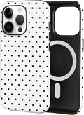 TPU Phone Case for iPhone 14 Pro Max, MagSafe Wireless Charging Compatible, Shockproof Slim Fit Protective Cover with Anti-Yellowing & Raised Camera Protection (Polka dot 8, iPhone 14 Pro Max) by Unknown