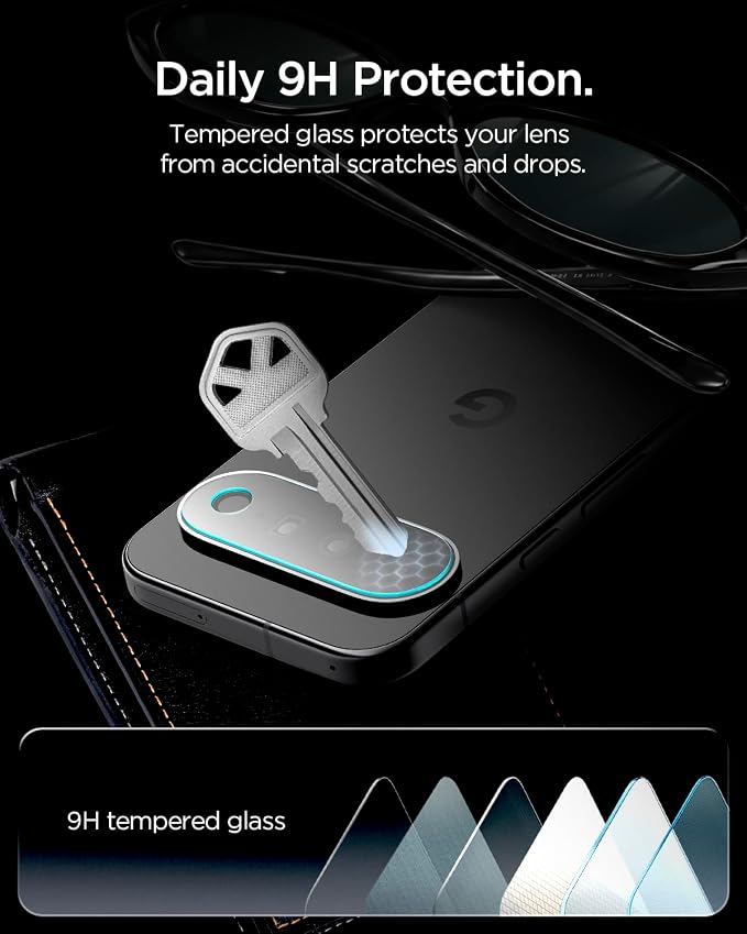 Spigen Glas.tR EZ FIT Pro Optik Camera Lens Protector for Pixel 11 - Image 3