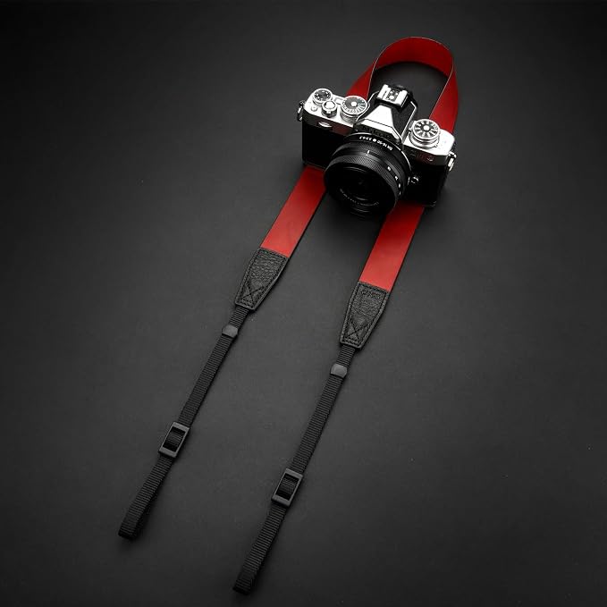 Crazy Horse Leather Camera Strap,Vintage Camera Strap,Adjustable Camera Neck Shoulder Strap for Photographers - Image 6