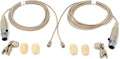 Pair of Lavalier Lapel Mics w/ 4 pin Mini XLR TA4F for Shure Wireless | 4 Pin Mini XLR TA4F Connector by Unknown