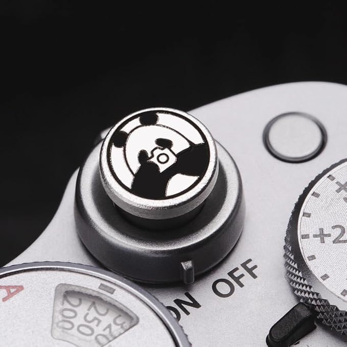 Camera Metal Hot Shoe Cover Protector Cap Cute Button Compatible for Fujifilm X100VI X100V X-M5 X-T4 X-T3 for Nikon ZF Z5 Z6 Z6II (Aluminum Alloy-Shutter Decorative Button) - Image 7