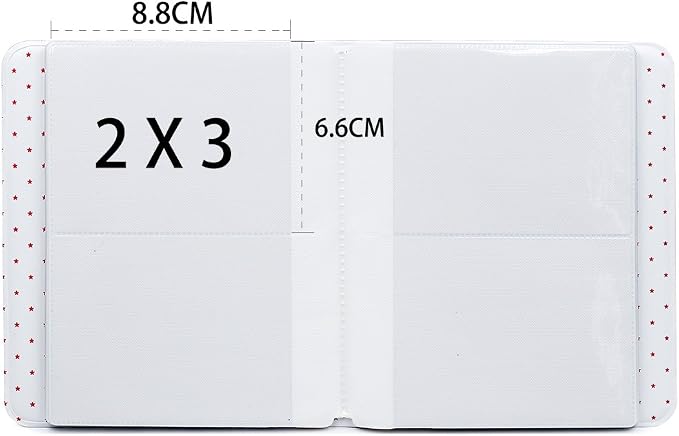 Ablus 64 Pockets Photo Album for Fujifilm Instax Mini 11 90 70 50S 26 25 9 8 8+ 7S Instant Camera, Polaroid Snap Z2300 PIC-300P Film & Kpop Photocards(Ice Blue) - Image 5