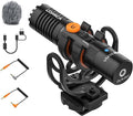 COMICA VM10 PRO Universal Video Microphone - Adjustable Gain, USB C Digital Output, Monitoring - Shotgun Mic for Camera, Smartphone, Tablet, PC - Ideal for Vlogging, Live Streaming, and Recording by COMICA