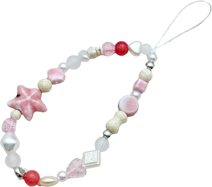Beaded Camera Wrist Strap Cute Digital Camera Charm Lanyard Phone Chain Keychain Beaded Phone Lanyard Bag Charm - Image 2