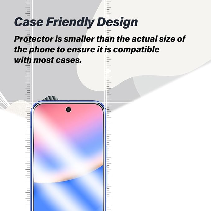 BIGFACE for Pixel 10 Tempered Glass Screen Protector + Camera Lens Protector [ 2 + 2 Pack ][Fingerprint Unlock] [Anti-Scratch] [Case Friendly] Clear HD Protective Film for Google Pixel 10 5G - Image 5