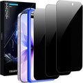 TZGZT Privacy Screen Protector for iPhone 17, Tempered Glass, Case Friendly | 3 Pack, 9H+ Military Grade Shatterproof, Anti-Scratch, HD, Easy Installation, Bubble Free, Dynamic Island Compatible by Unknown