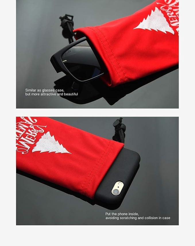 Quality Microfiber Eyeglass Pouch with Bead Lock Micro Fiber Sunglasses Case Pouch Soft Store - Image 4