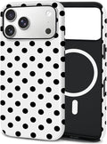 TPU Phone Case for iPhone 17 Pro, MagSafe Wireless Charging Compatible, Shockproof Slim Fit Protective Cover with Anti-Yellowing & Raised Camera Protection (Point 5, iPhone 17 Pro(6.3")) by Unknown