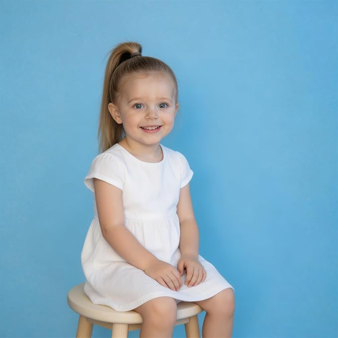 Light Blue Seamless Paper Backdrop, Blue Backdrop Paper 53" x16.4' | Heavyweight matte backdrop paper with non-reflective surface for portraits, videos, product photos and studio photography. - Image 4