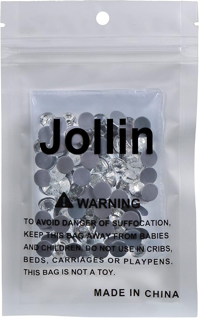 Jollin Hotfix Rhinestones Flatback Crystal Gems 8.4mm SS40, Crystal | 144pcs Hot Fix Crystals Glass Rhinestones for Bedazzling, Crafting, Clothes, Shoes & Accessories DIY Decoration - Image 7