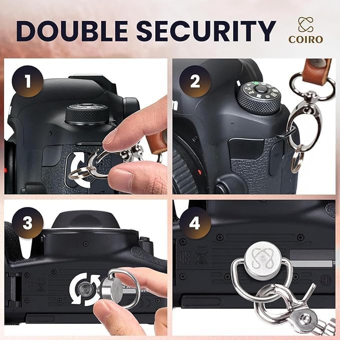 Dual Camera Harness Leather Camera Strap DSLR/SLR, All-Day Comfort - Image 5
