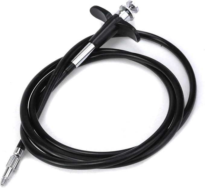 39.4"(100cm) Threaded Release Cable Shutter Release Cable, Black | Vibration-free, with Bulb-Lock Mechanical Shutter Release Cable by Pastlla