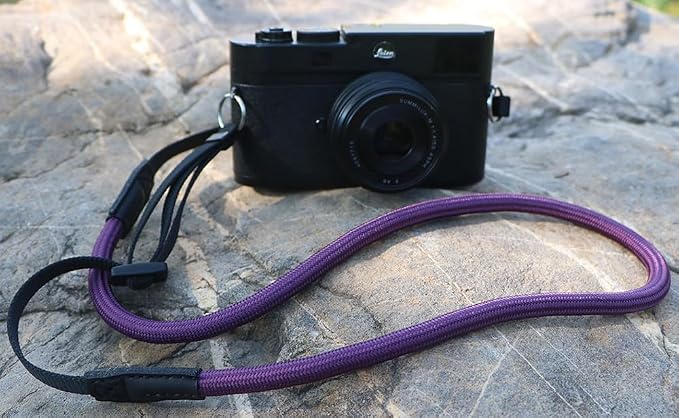 Quick Release Camera Neck Strap Shoulder Strap Belt for Mirrorless Digital Cameras Climbing Rope with Quick Release QD Loops Connector with O-Ring Adjustable Length 30-53inch Purple - Image 3
