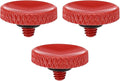 PATIKIL Camera Shutter Button, 3 Pack Soft Shutter Release Button Pure Copper Camera Button Knurled Suitable for Nikon for Fujifilm for Leica DSLR/SLR Camera, Red by PATIKIL