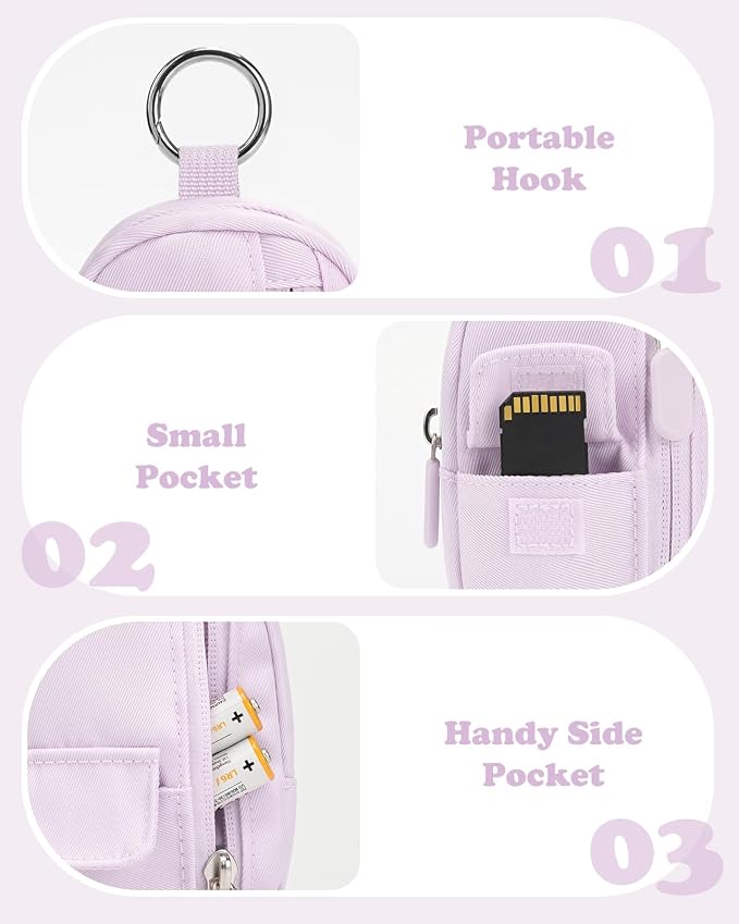Soft Camera Case for Digital Camera KODAK PIXPRO FZ55/ FZ45/CAMKORY DC403 | Travel Camera Pouch, Carry Case Bag Cute Small - Image 6