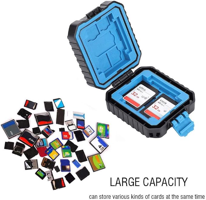 Portable Memory Card Protective Case,Waterproof SD TF Cards Travel Carry Cover Shell Holder Box for Photography Lovers - Image 2