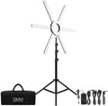 GVM Ring Light Kit with Tripod, 90W LED Circle Light with Detachable Light Bars Adjustable 3200K~5600K CRI 97+ Dimmable Bicolor LED Video Light for YouTube/Makeup/Vlogs/Live Streaming by GVMGreatVideoMaker