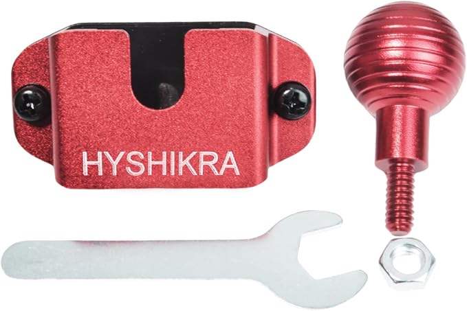 Universal Radio/CB Microphone Bracket, Aluminum 25mm 1" Ball Adapter Compatible with RAM Mounts B Size Double Socket Arm (Red) - Image 2