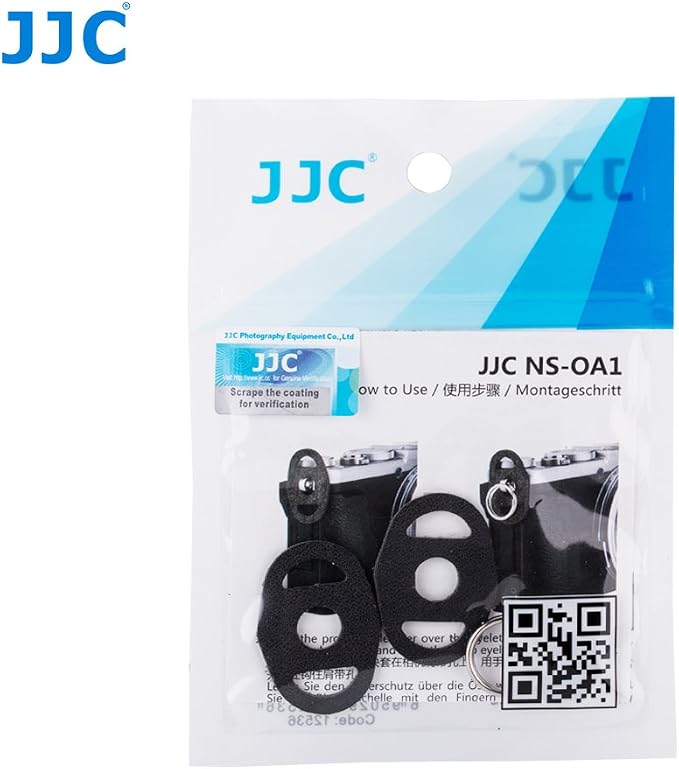 JJC Camera Strap Eyelet Lug Split O Ring Adapter & Leather Cover for Camera | w Strap Adapter Rings & Soft Leather Piece,Fits cameras with Small Eyelets,for ZVE10 A6700 A7RIV A7SIII II XE4 XT4 XT30 X100V - Image 9