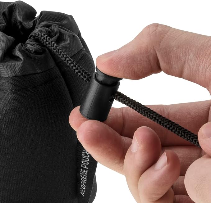 SLINGER Neoprene Lens Pouch - X-Large (Super Zoom and Ultra Telephoto) | Neoprene material with shock absorption and moisture barrier for super zoom, ultra telephoto and camera gear - Image 8